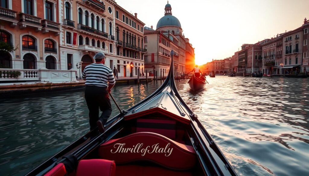 Venice gondola sightseeing