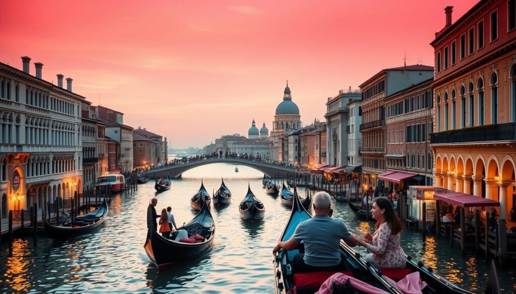 Romantic cities in Italy